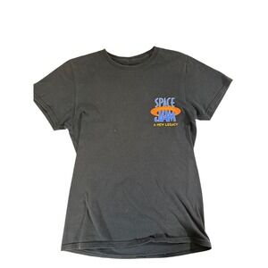 Space Jam A New Legacy Tune Squad Player Card T-Shirt Adult S Black Short Sleeve